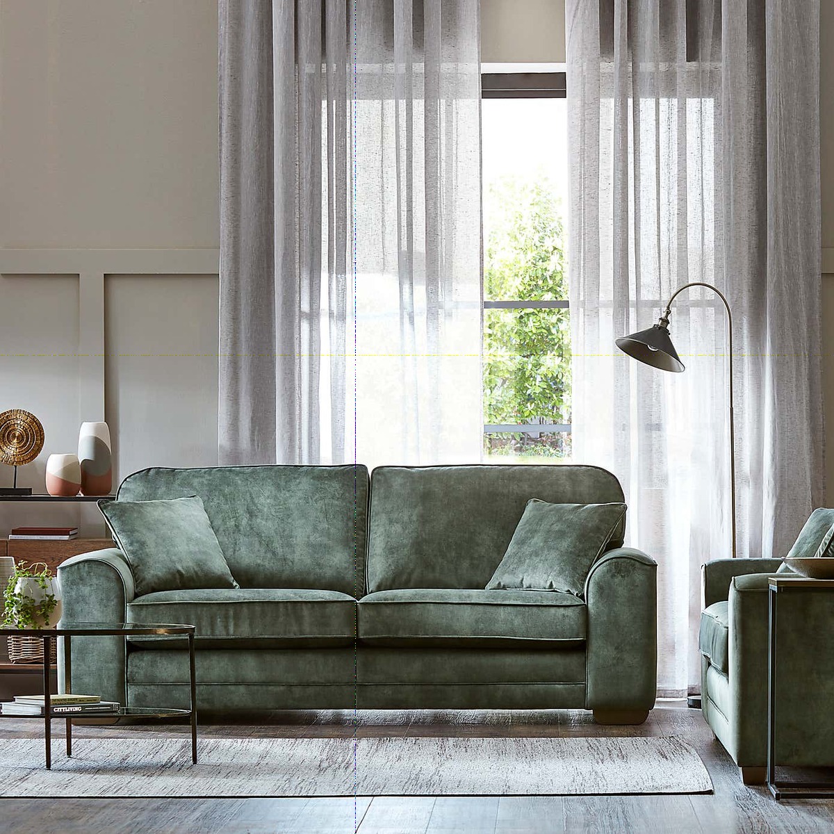 Morello Armchair Slub Velvet Slub Velvet Natural – image 2