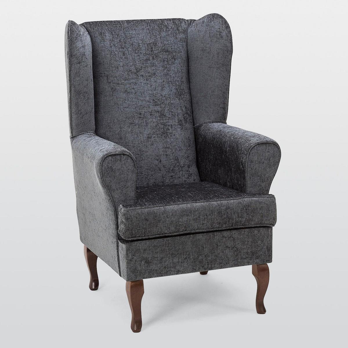 Vito Wingback Armchair - Grey Beige – image 3
