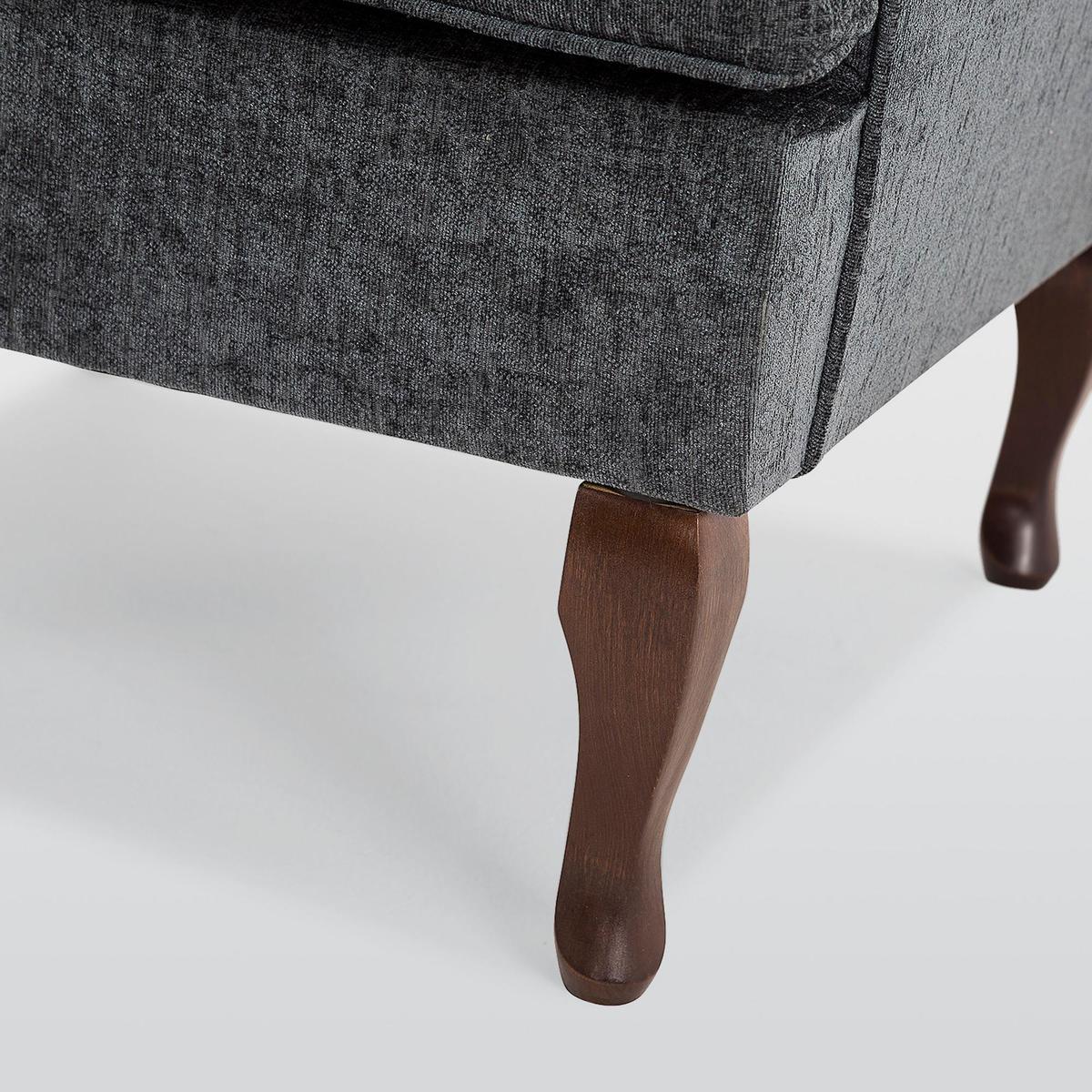 Vito Wingback Armchair - Grey Beige – image 5
