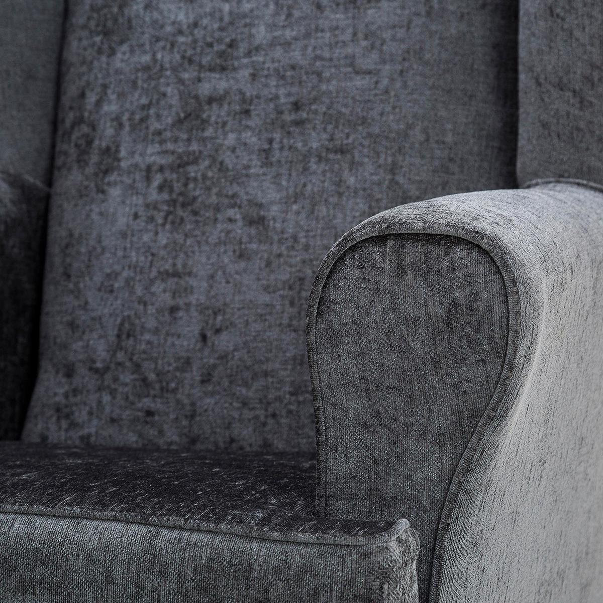 Vito Wingback Armchair - Grey Beige – image 6