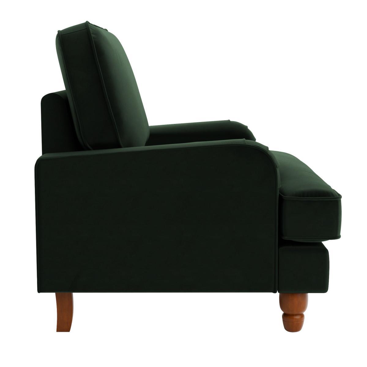 Beatrice Velvet Armchair Navy – image 4