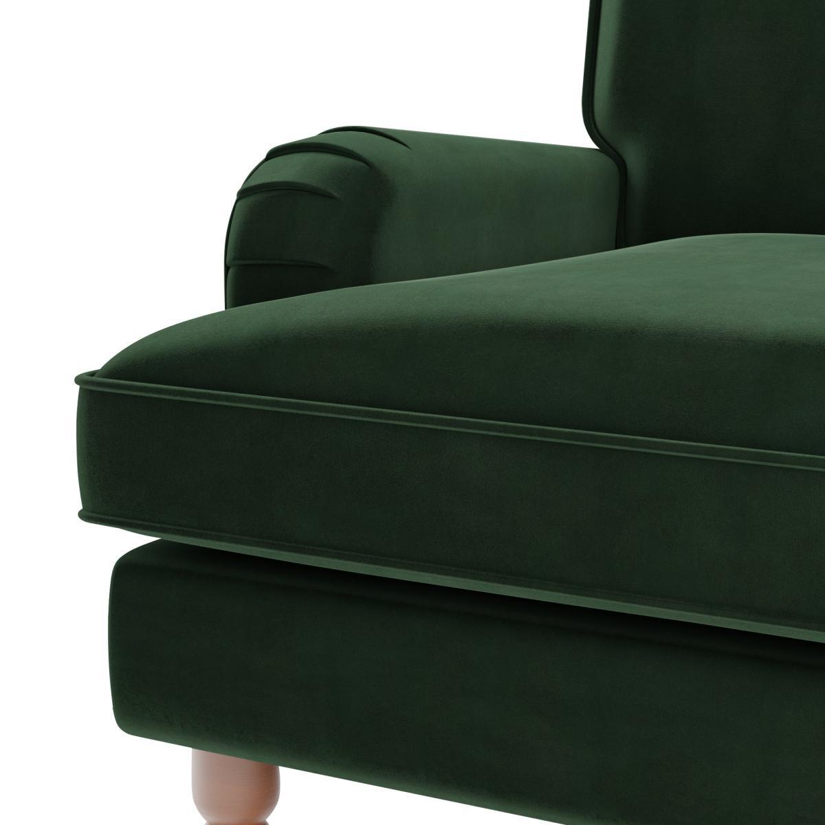 Beatrice Velvet Armchair Navy – image 5
