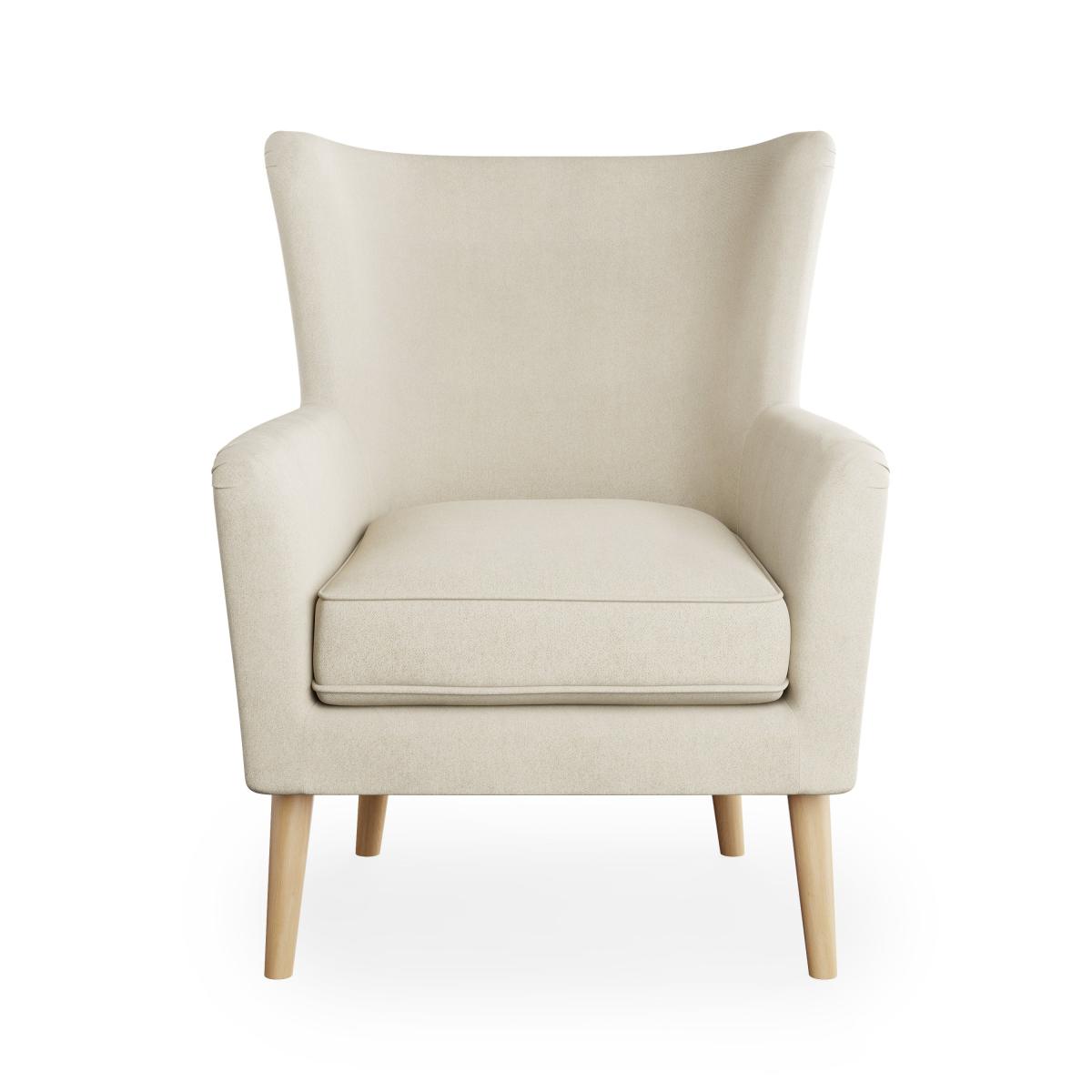 Country Flatweave Wing Chair Natural – image 3