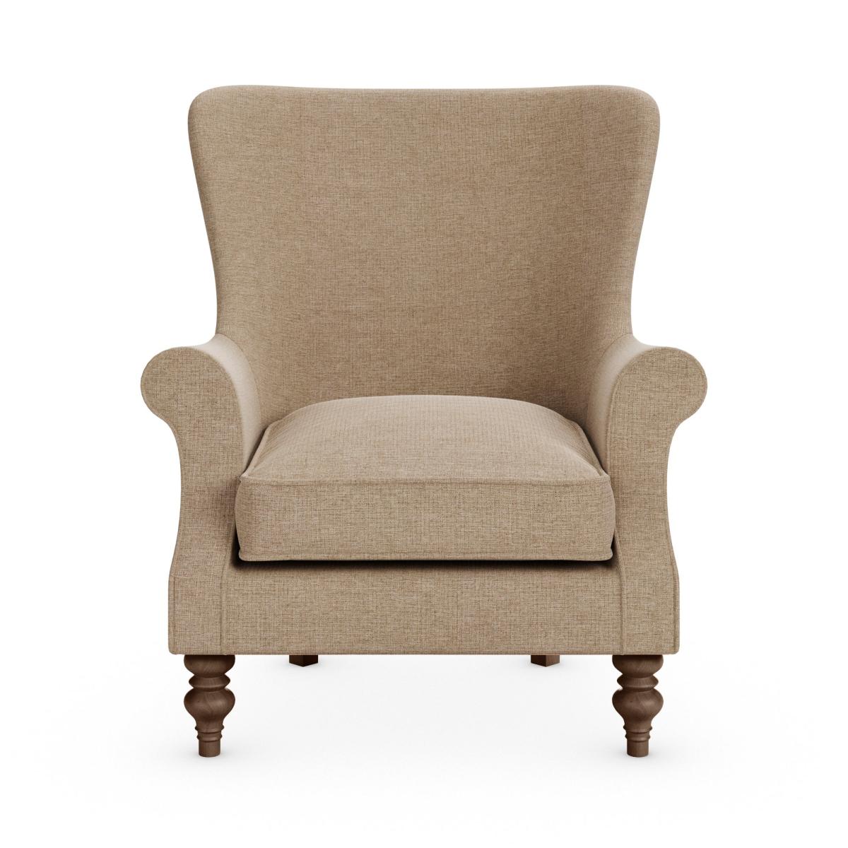 Charlbury Occasional Wing Chair Tonal Weave Natural – image 7
