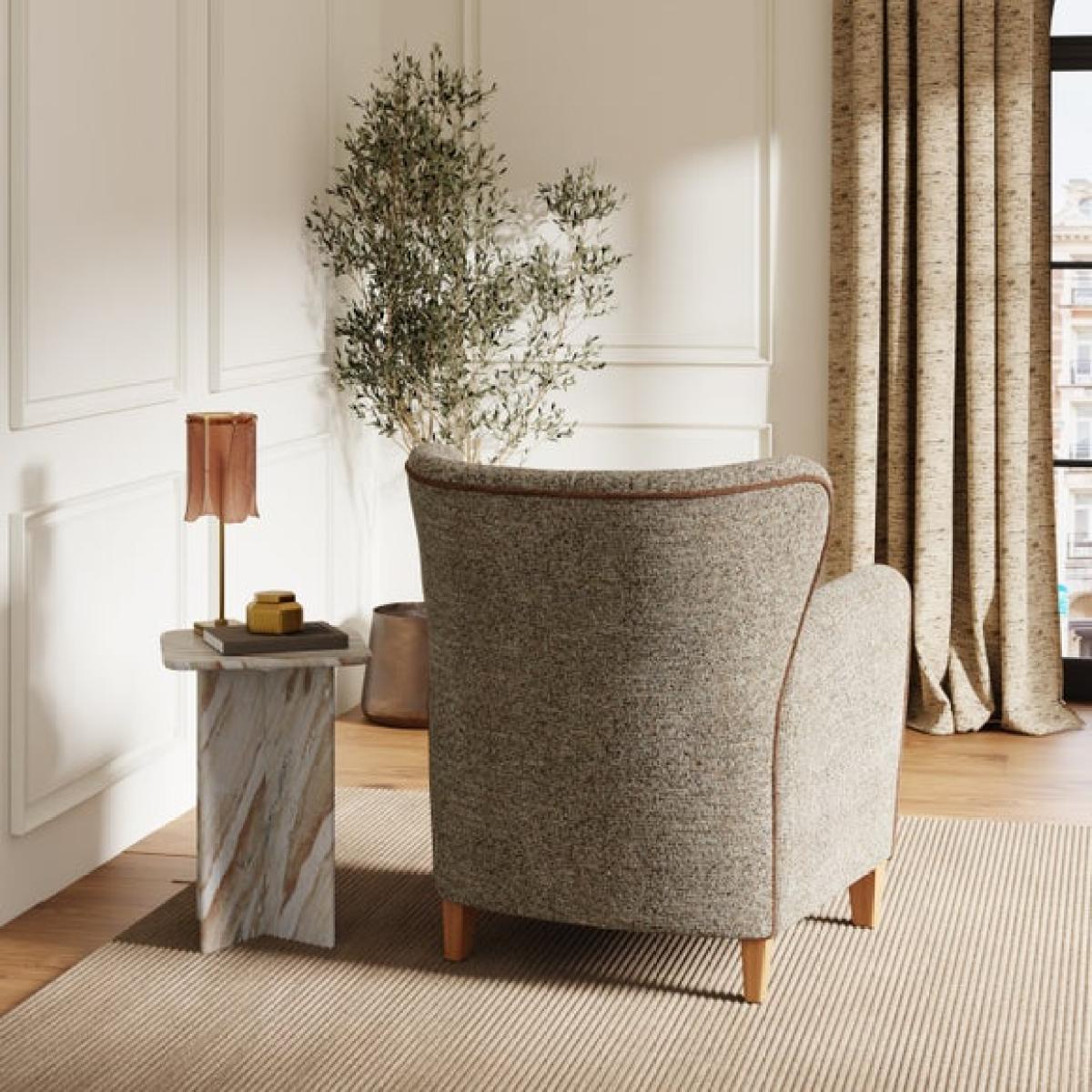Estelle Chunky Chenille Occasional Chair – image 2