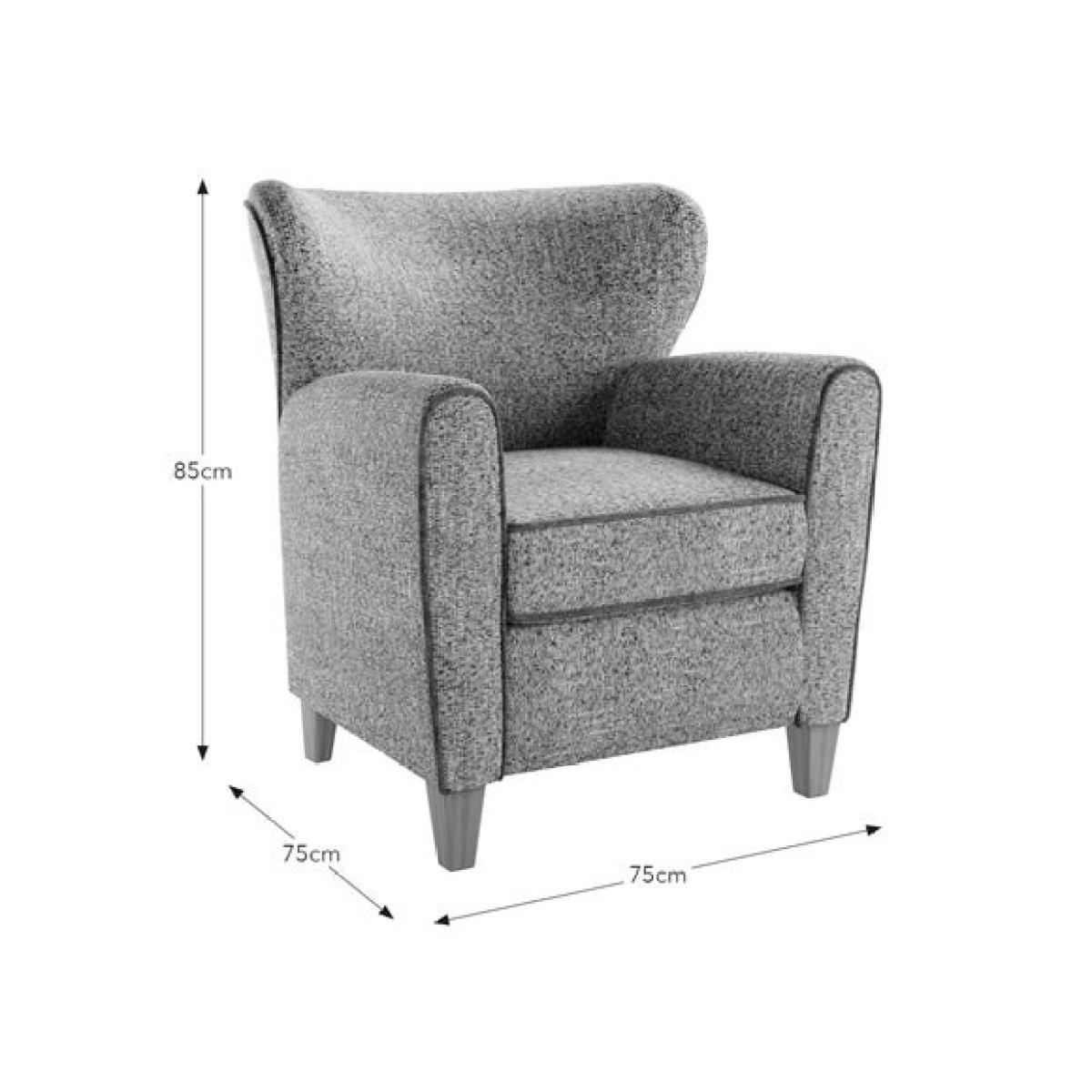 Estelle Chunky Chenille Occasional Chair – image 9