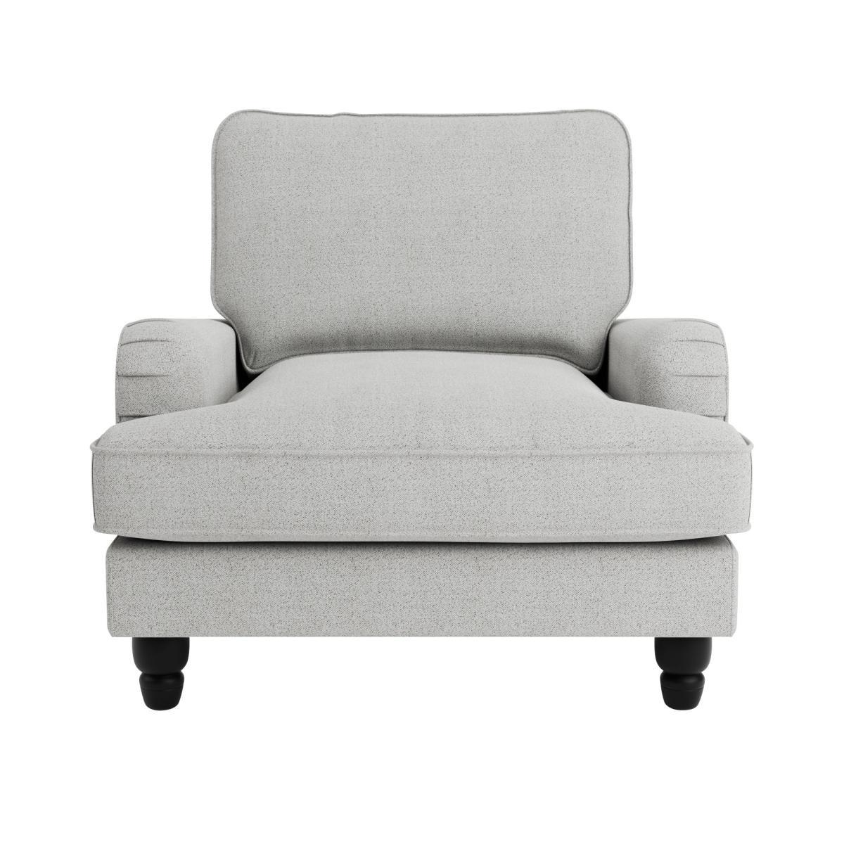 Beatrice Boucle Armchair Light Grey – image 2