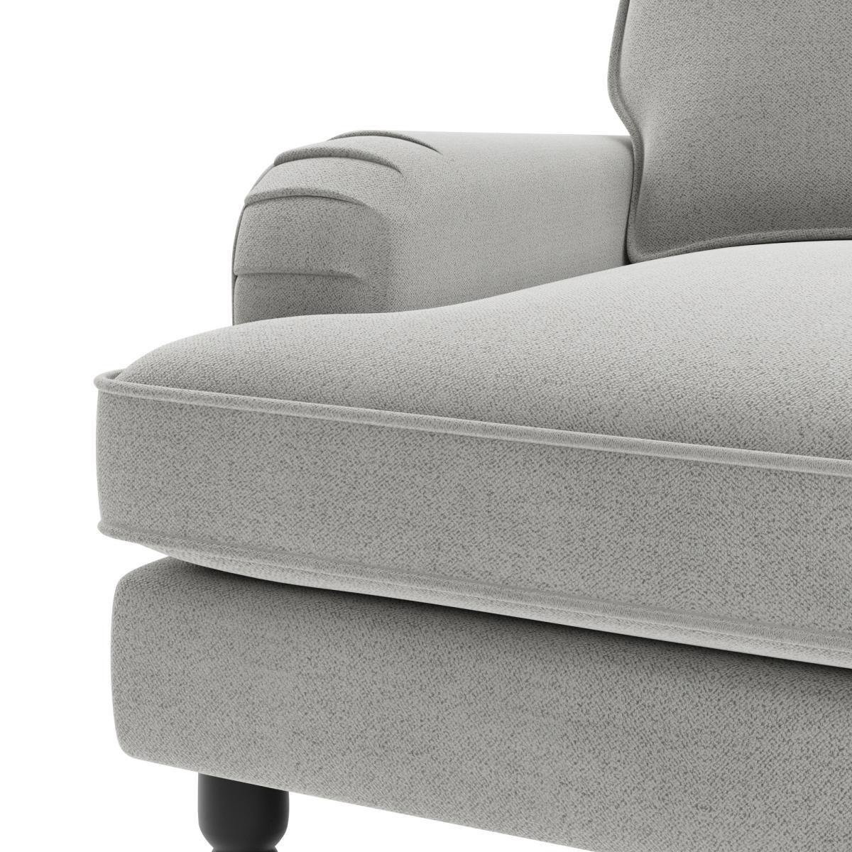 Beatrice Boucle Armchair Light Grey – image 5