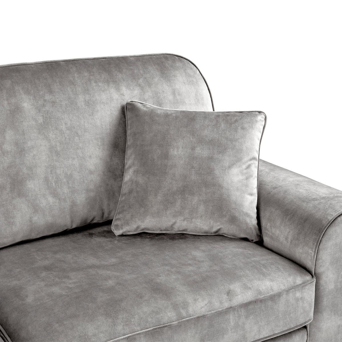 Morello Armchair Slub Velvet Slub Velvet Cement – image 6