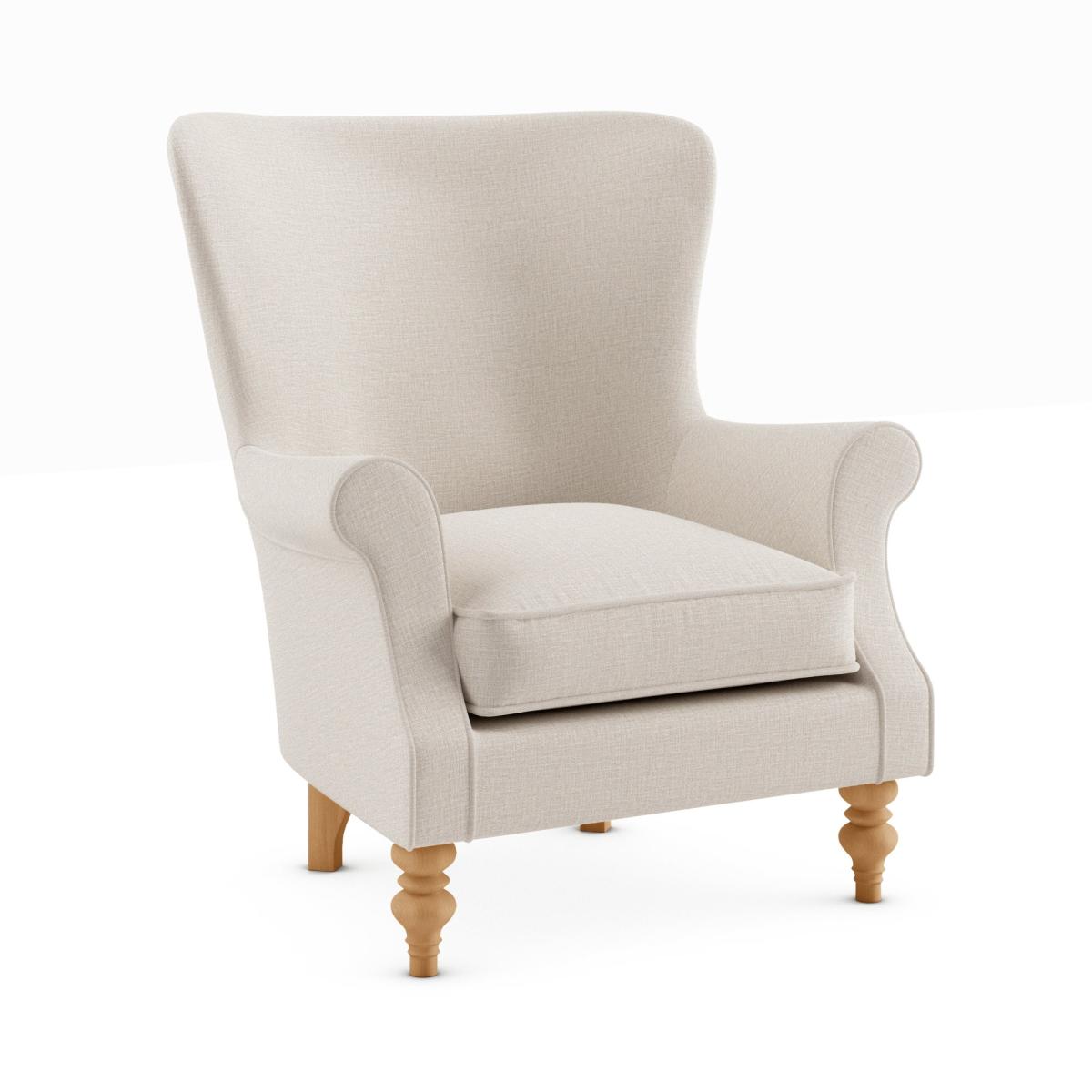 Charlbury Textured Weave Armchair Textured Weave Sandstone – image 2