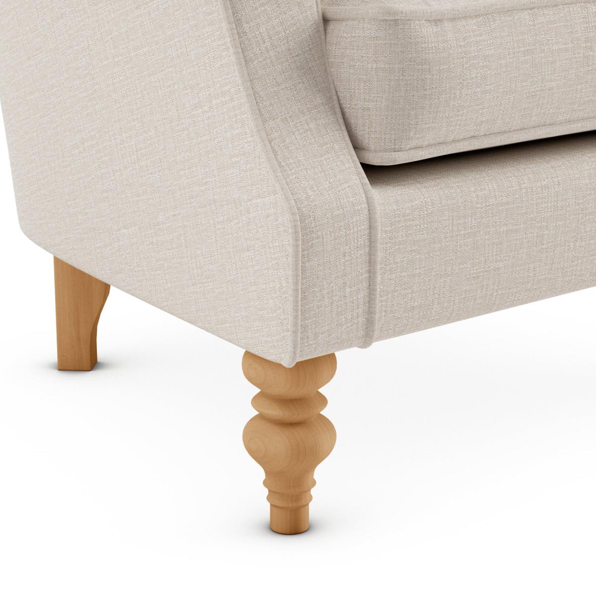 Charlbury Textured Weave Armchair Textured Weave Sandstone – image 7