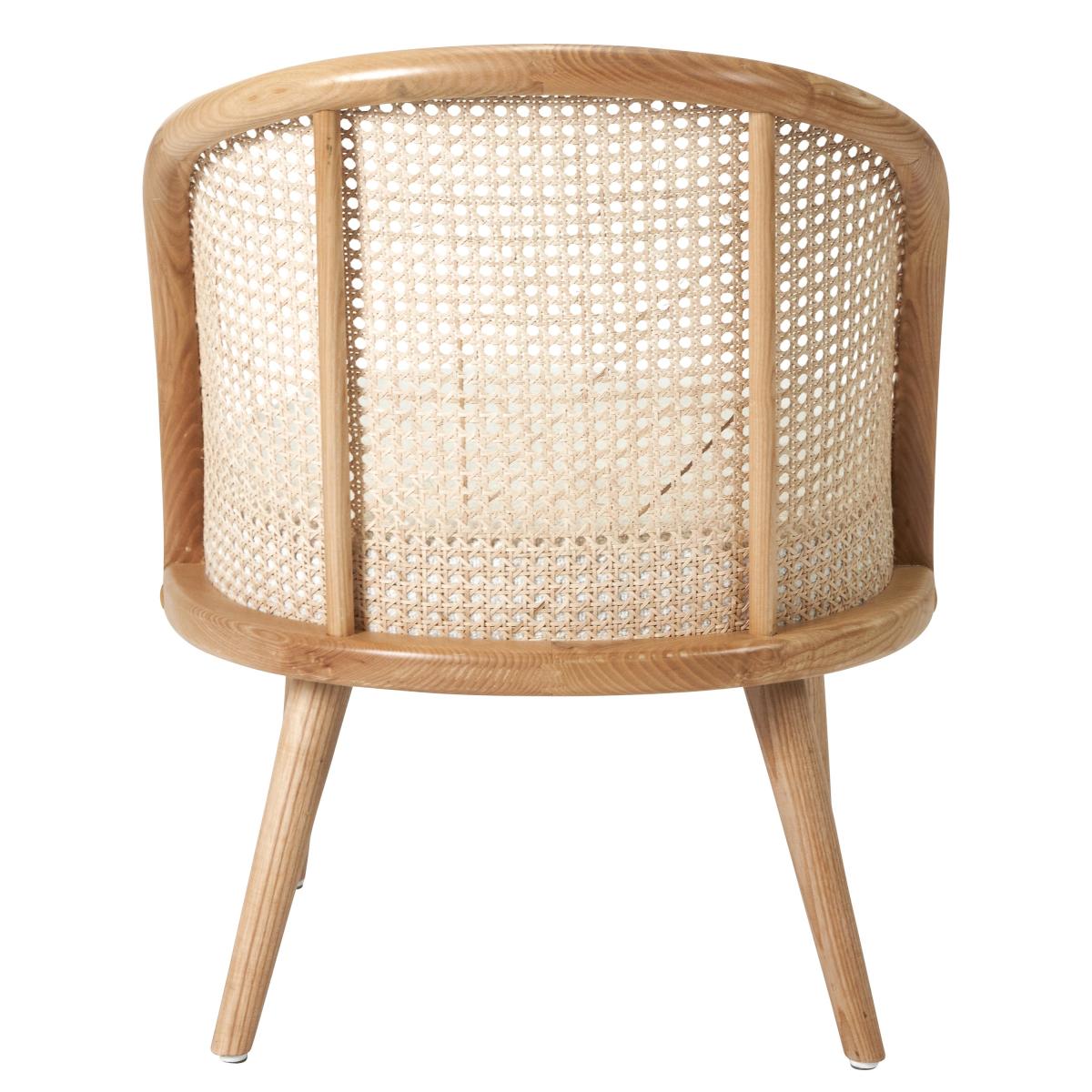 Genoa Boucle and Natural French Cane Chair Natural – image 5