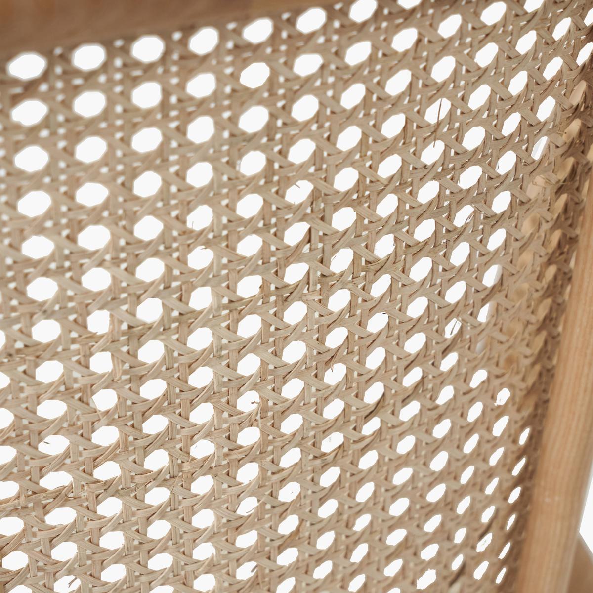 Genoa Boucle and Natural French Cane Chair Natural – image 7