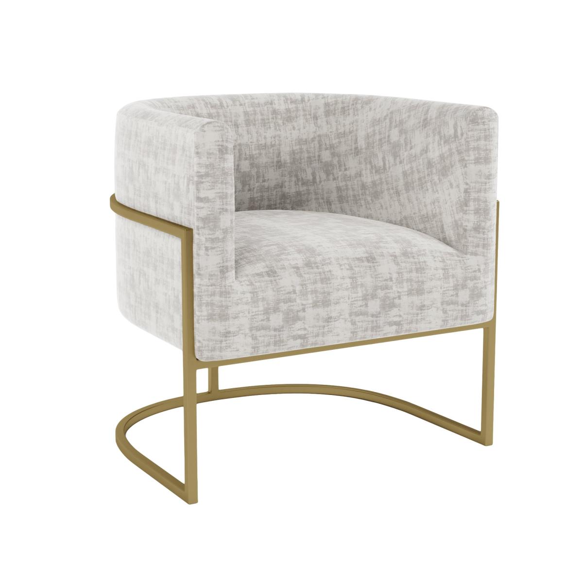 Octavia Mink Distressed Velvet Chair Mink – image 2
