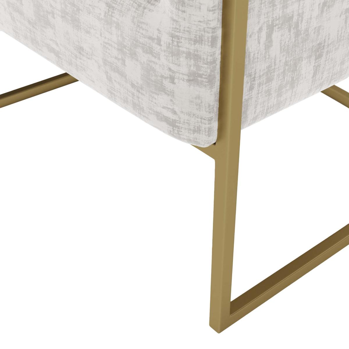 Octavia Mink Distressed Velvet Chair Mink – image 6