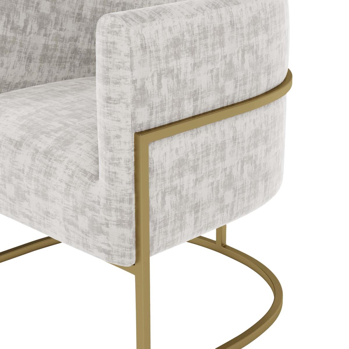 Octavia Mink Distressed Velvet Chair Mink – image 7