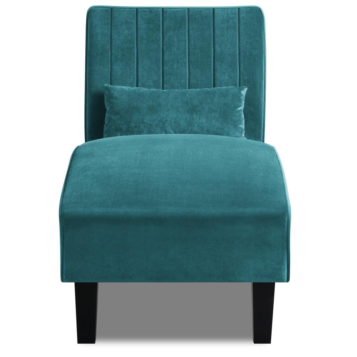 Bella Velvet Chaise Longue Blue – image 4