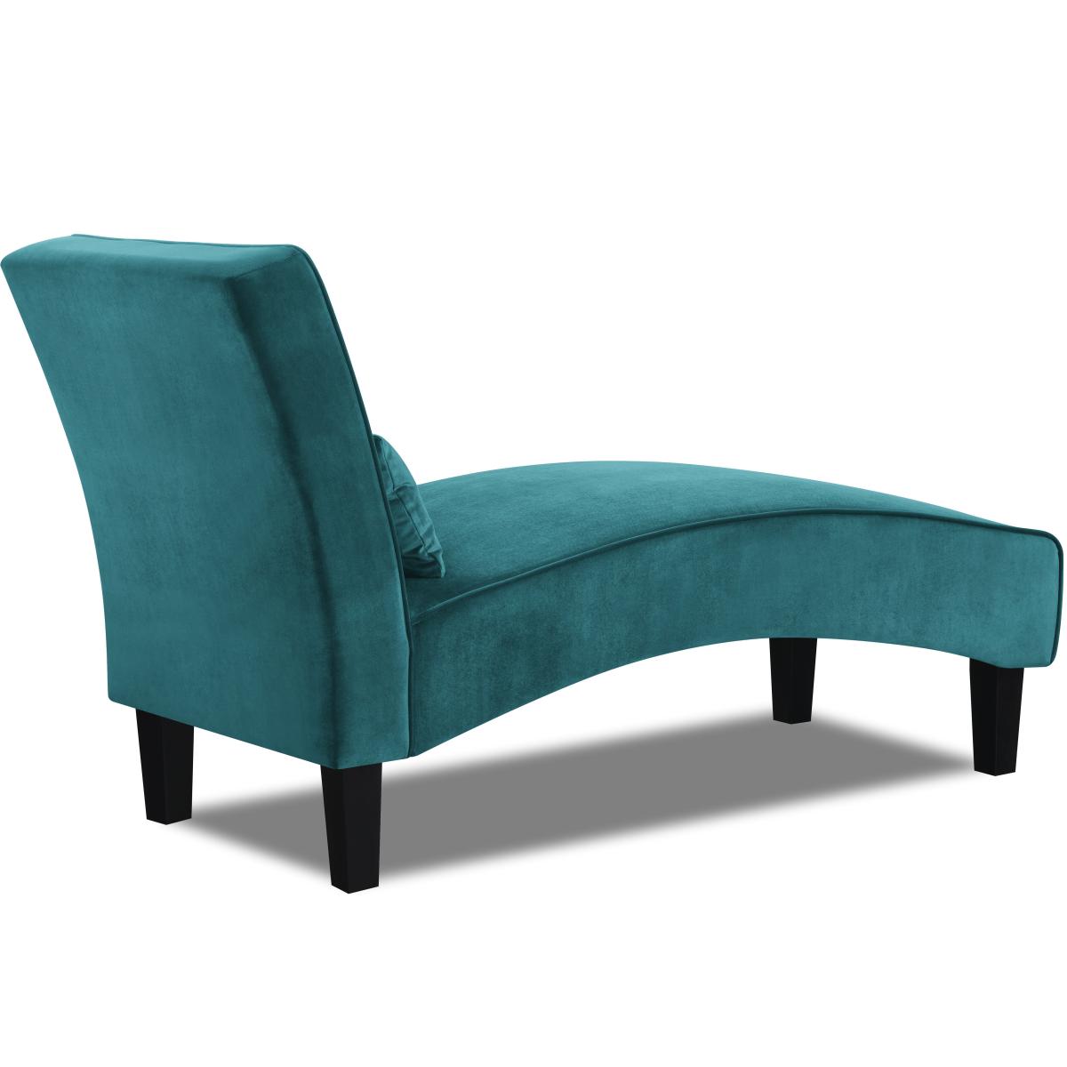 Bella Velvet Chaise Longue Blue – image 5