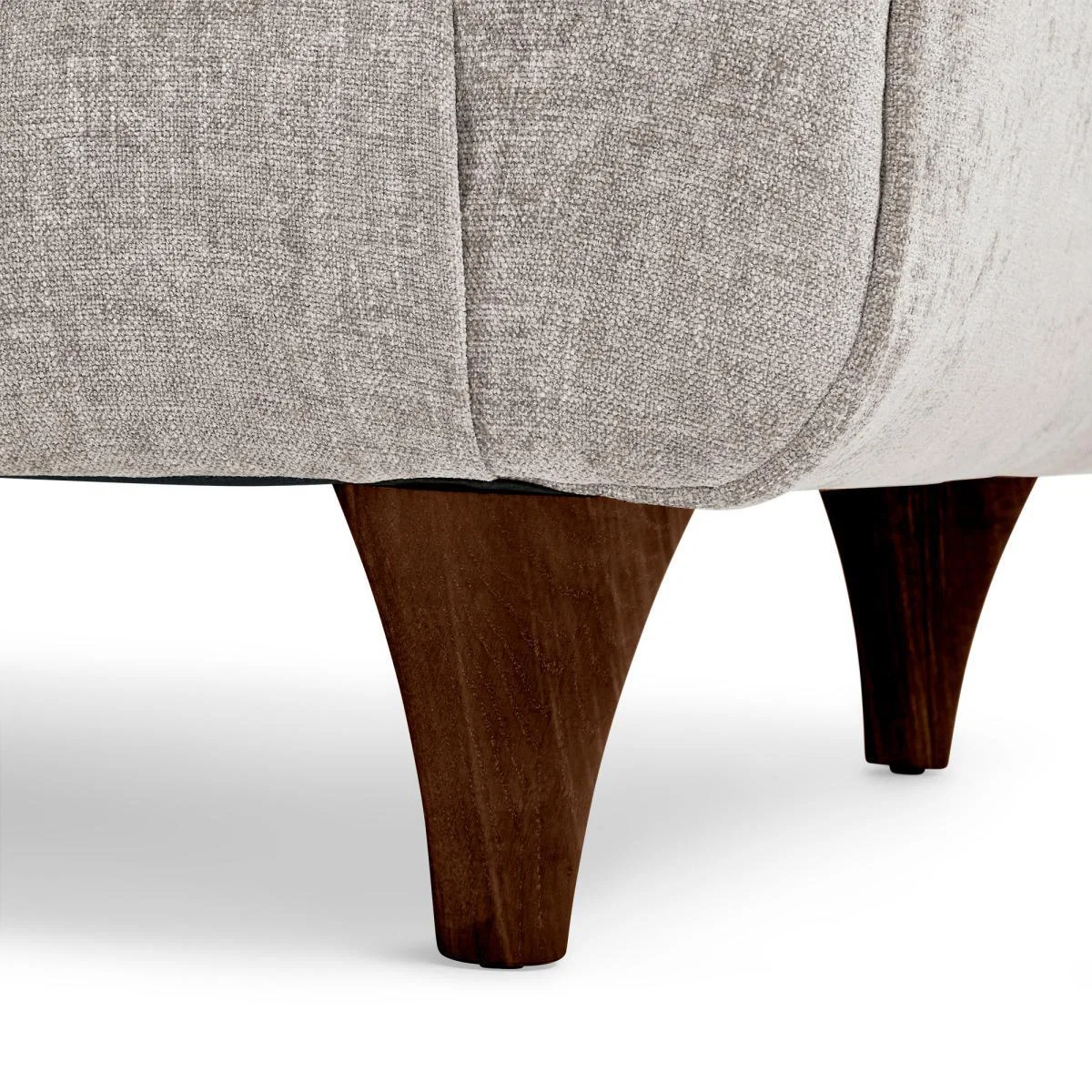 Jaipur Snuggle Chair Luxury Chenille Premium Chenille Grey – image 8
