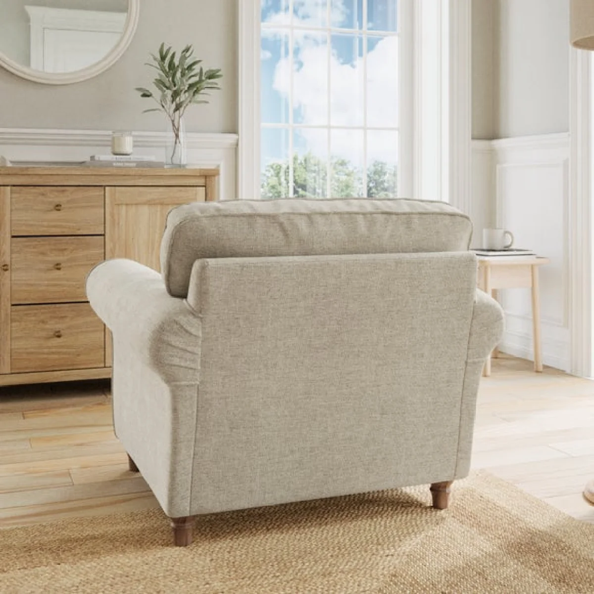 Flori Basket Weave Armchair – image 2