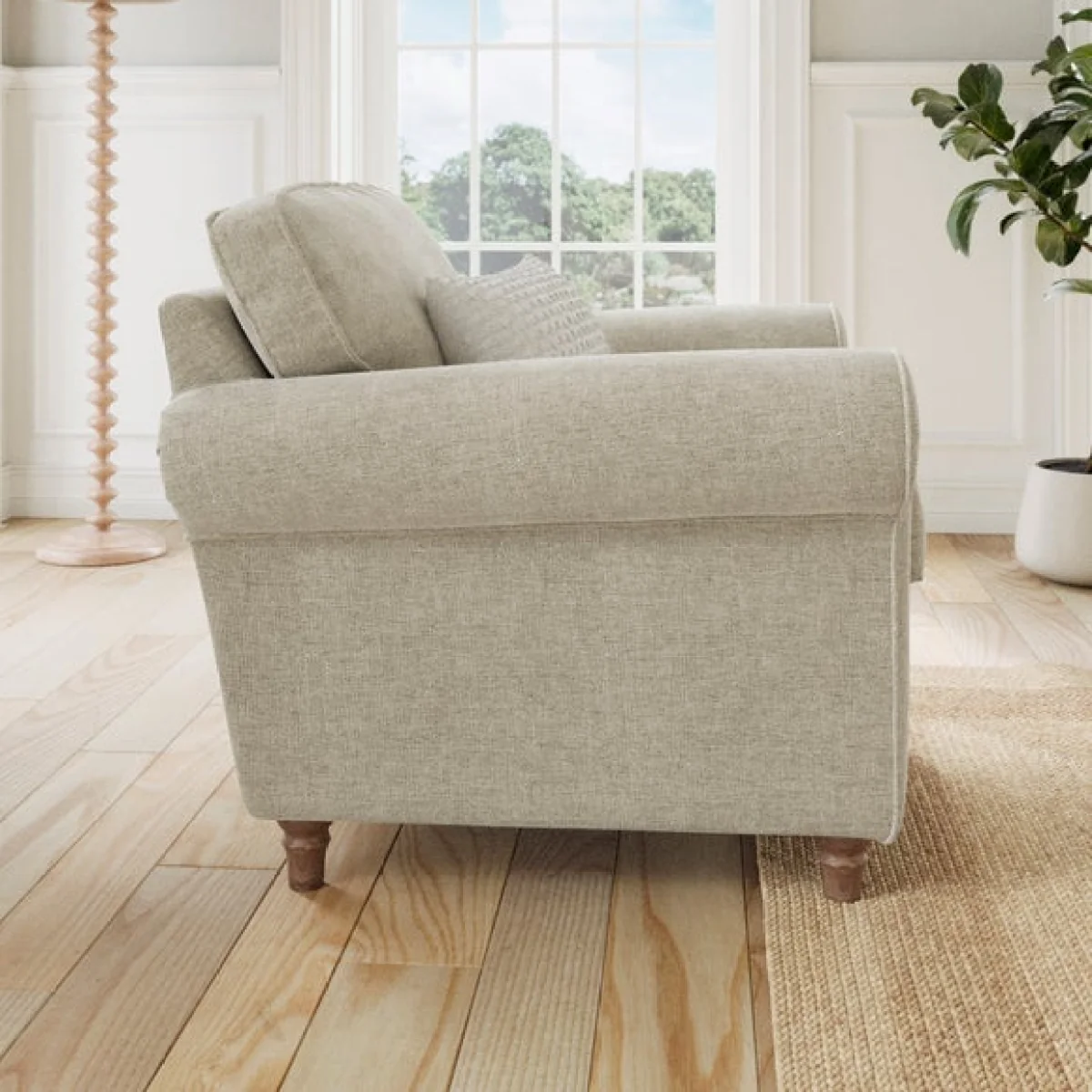 Flori Basket Weave Armchair – image 3