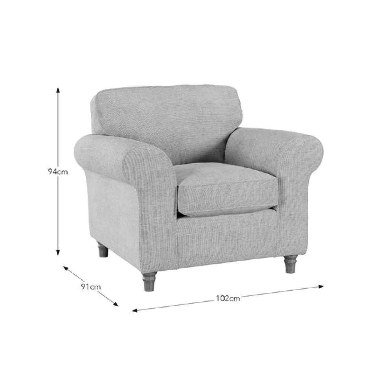 Flori Basket Weave Armchair – image 9