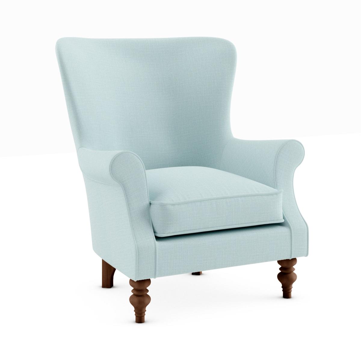 Charlbury Slub Cotton Blend Armchair Slub Cotton Blend Light Mineral – image 2