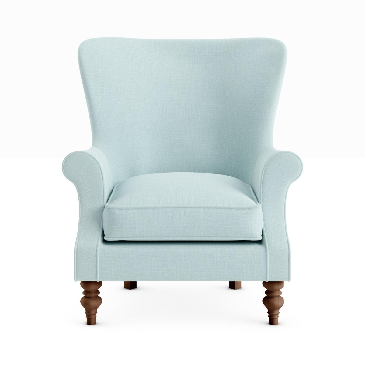 Charlbury Slub Cotton Blend Armchair Slub Cotton Blend Light Mineral – image 3