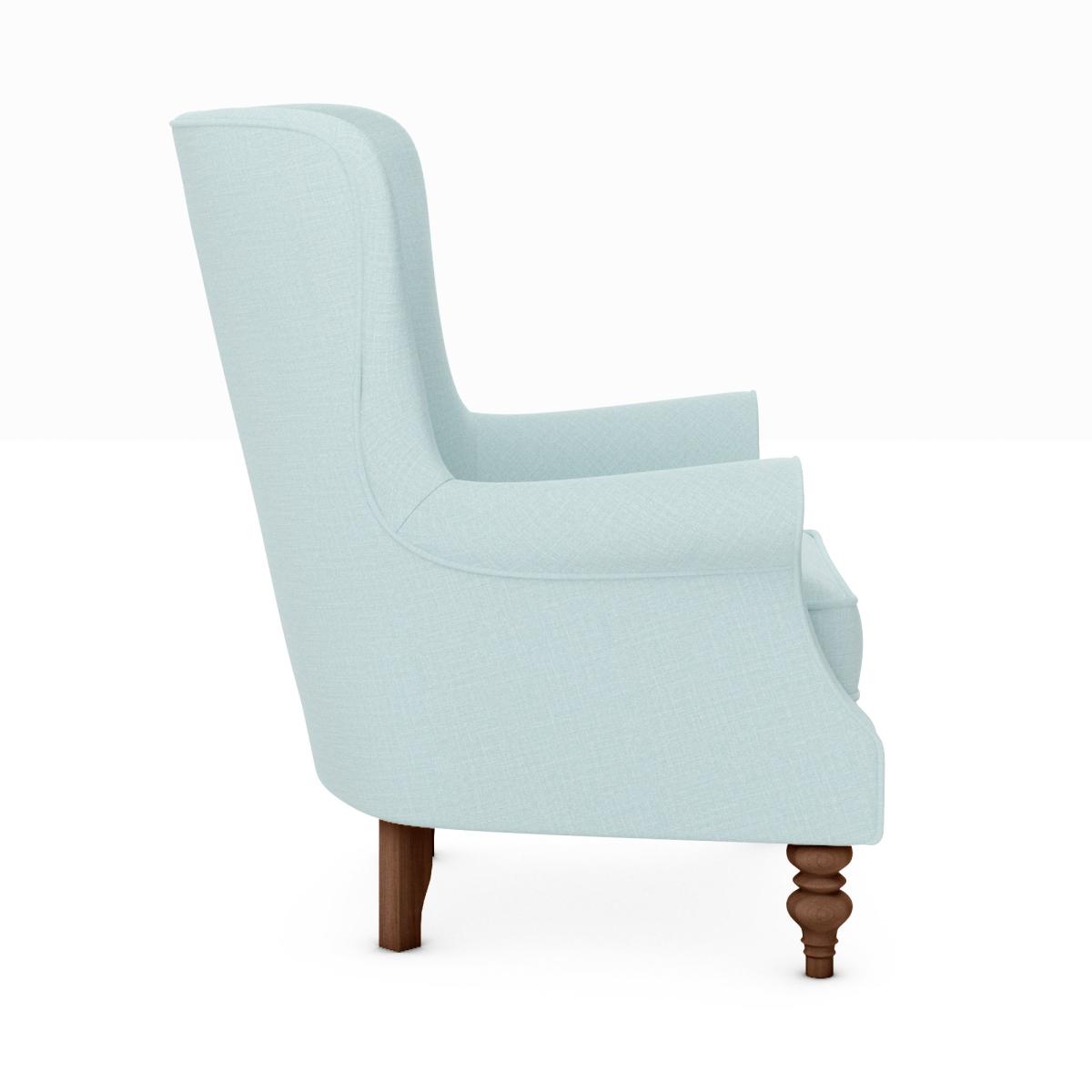 Charlbury Slub Cotton Blend Armchair Slub Cotton Blend Light Mineral – image 5