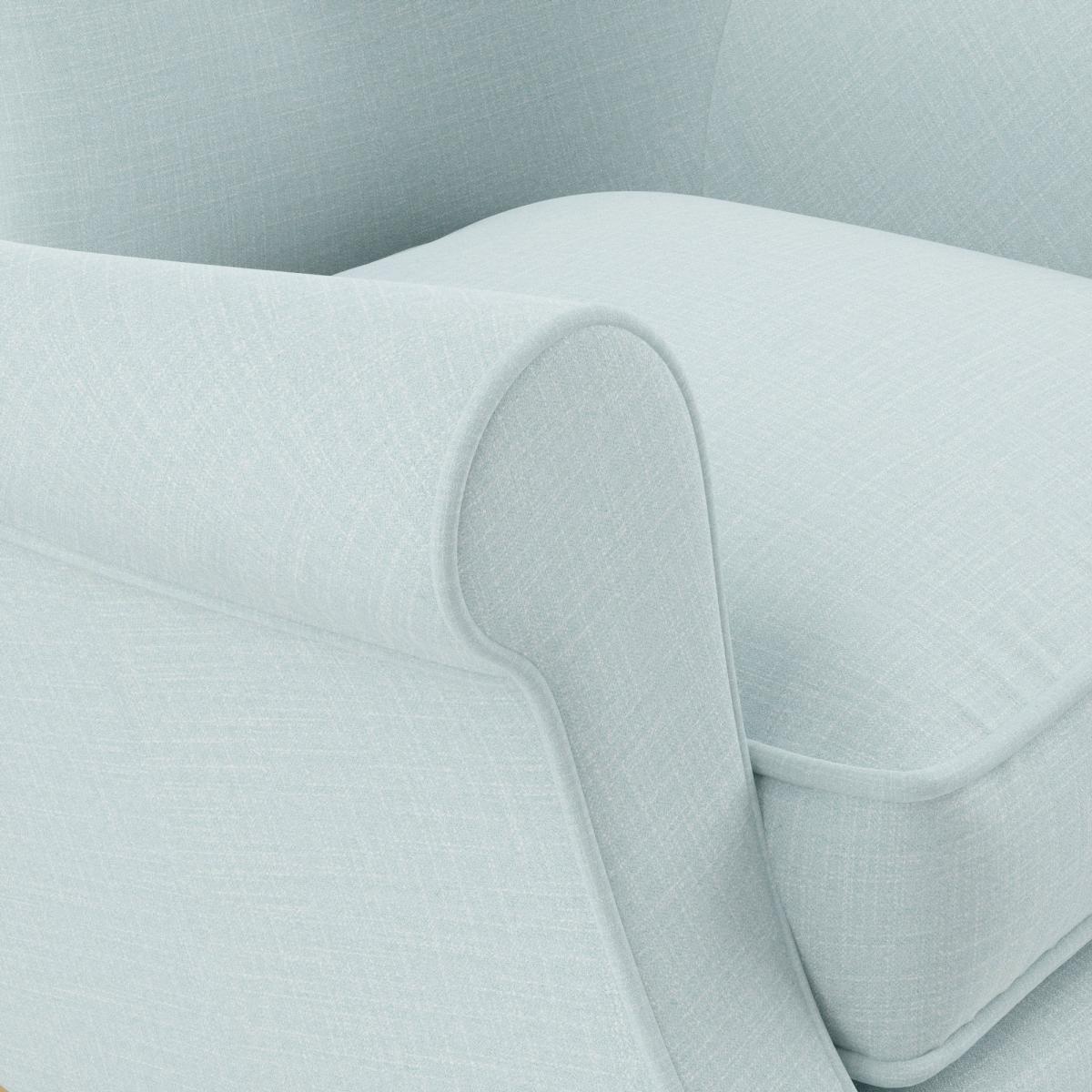 Charlbury Slub Cotton Blend Armchair Slub Cotton Blend Light Mineral – image 6