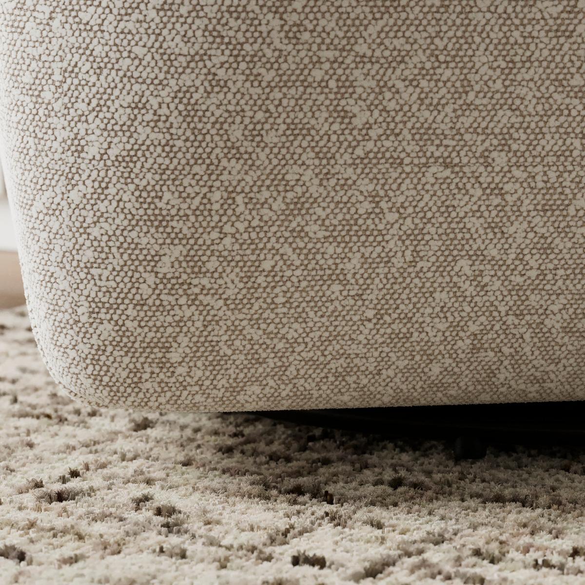 Wren Two Tone Boucle Swivel Chair – image 4