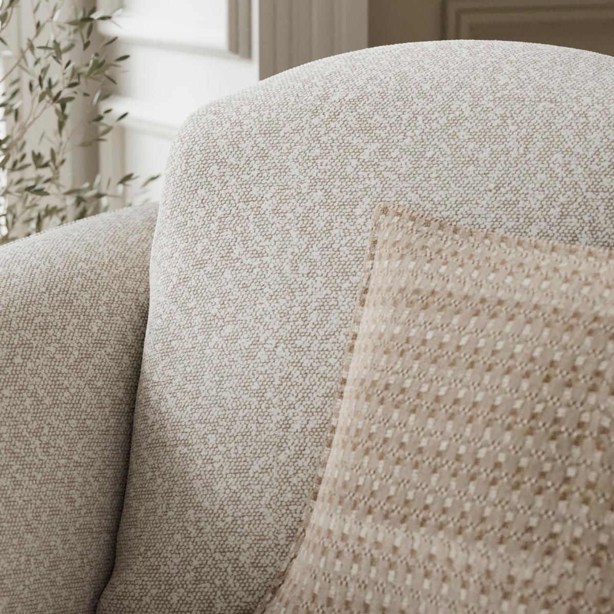 Wren Two Tone Boucle Swivel Chair – image 5