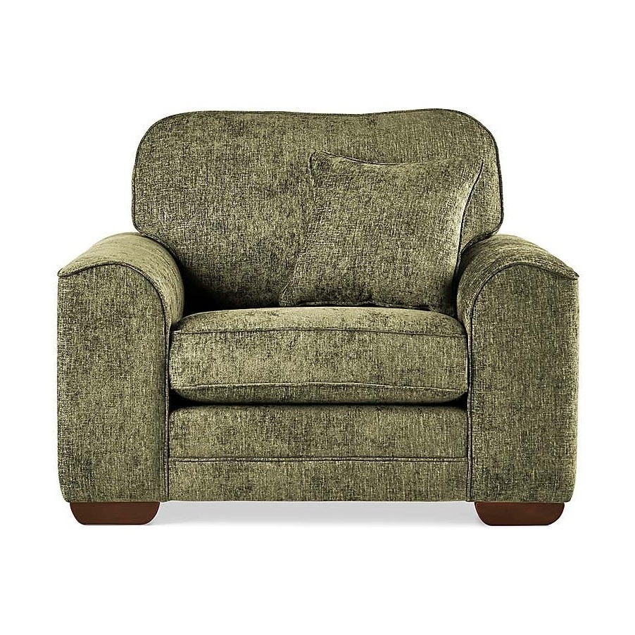 Morello Armchair Luxury Chenille Premium Chenille Olive – image 1