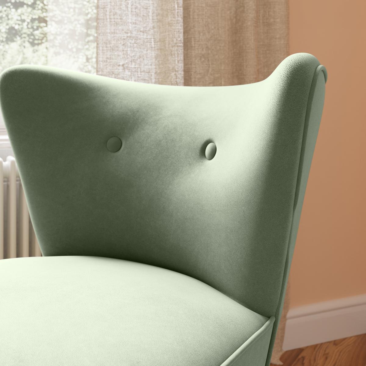 Eliza Velvet Cocktail Chair Yew – image 3