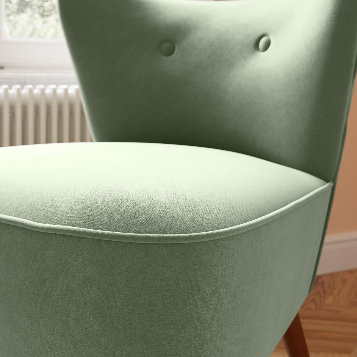 Eliza Velvet Cocktail Chair Yew – image 4