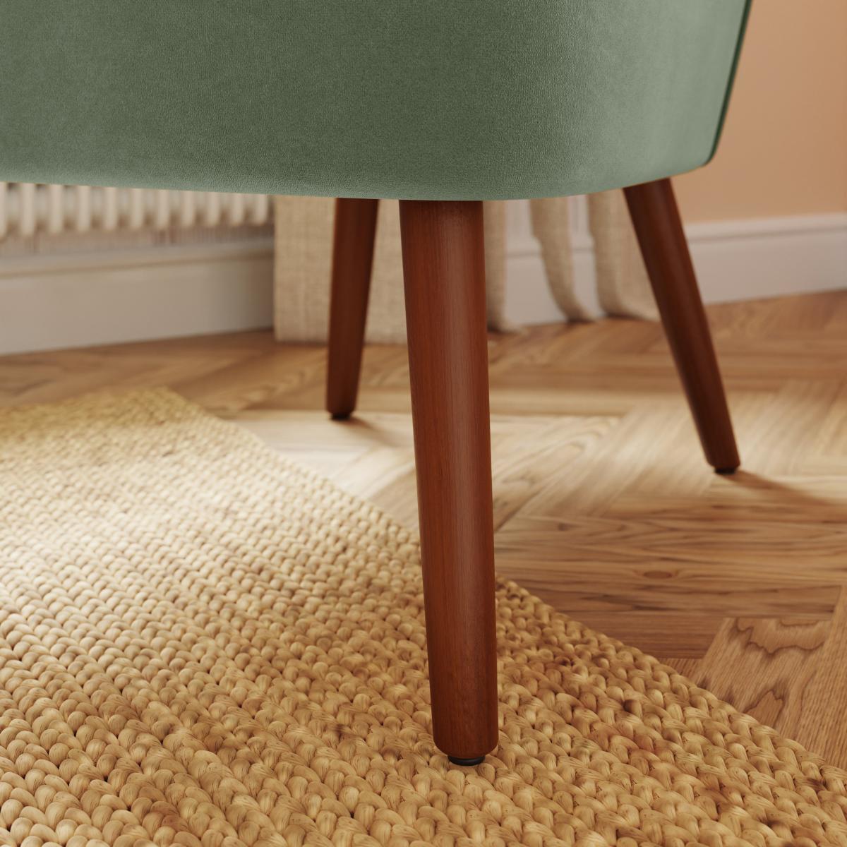 Eliza Velvet Cocktail Chair Yew – image 5