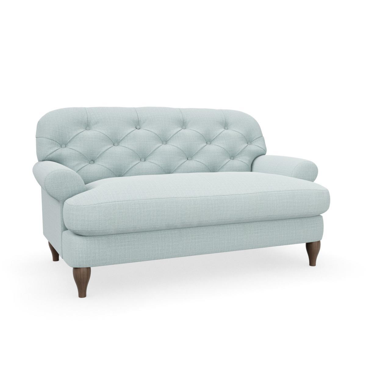 Canterbury Slub Cotton Blend Snuggle Chair Slub Cotton Light Mineral – image 2