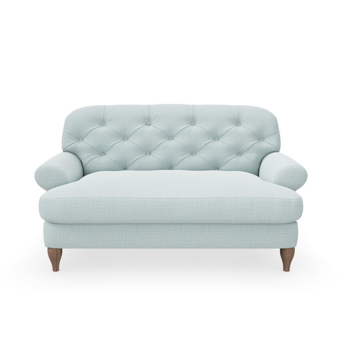 Canterbury Slub Cotton Blend Snuggle Chair Slub Cotton Light Mineral – image 3