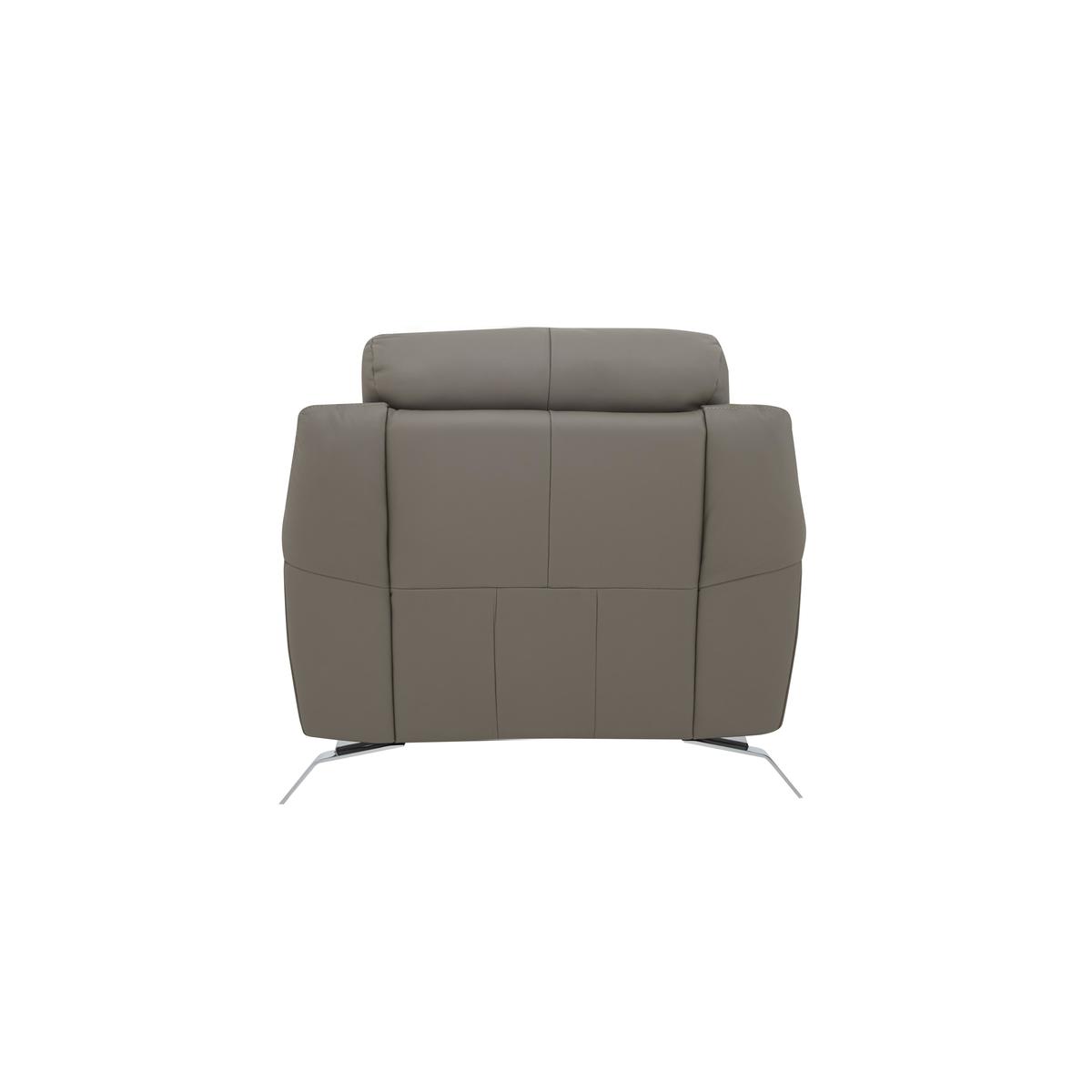 Apulia Leather Armchair - Beige - By Furniture Village – image 4