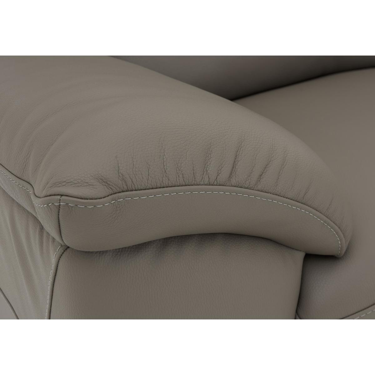 Apulia Leather Armchair - Beige - By Furniture Village – image 5