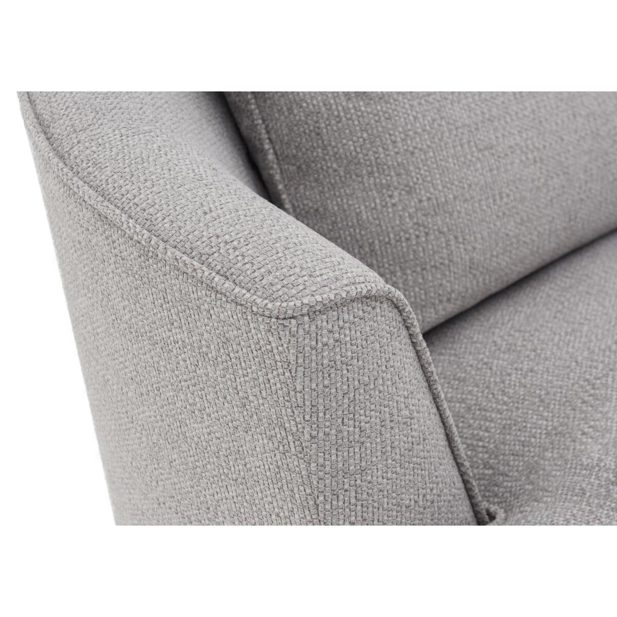 Comfi Fabric Swivel Armchair - Grey – image 2