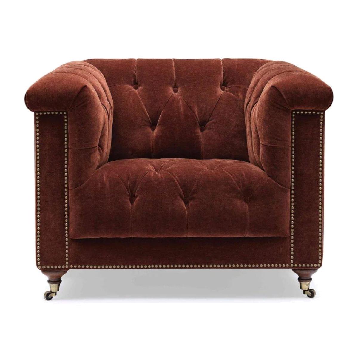 Wallace Fabric Chesterfield Chair – image 1