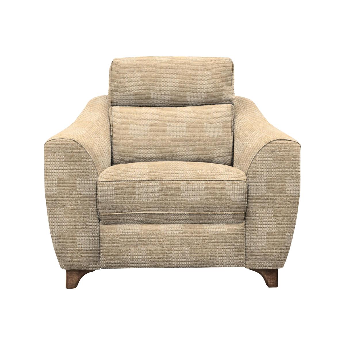 G Plan - Lucca Fabric Armchair with Manual Recliner - Faro Sand – image 1