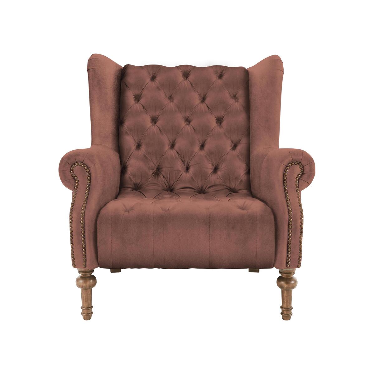 Alexander and James - New England Windham Fabric Armchair - Brown