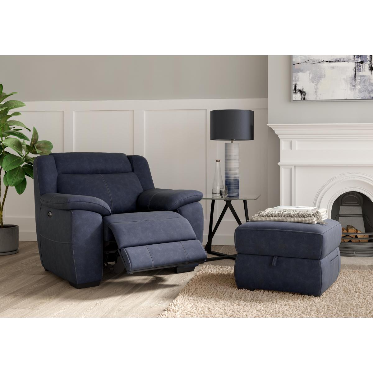 Starlight Express Fabric Power Recliner Armchair – image 2