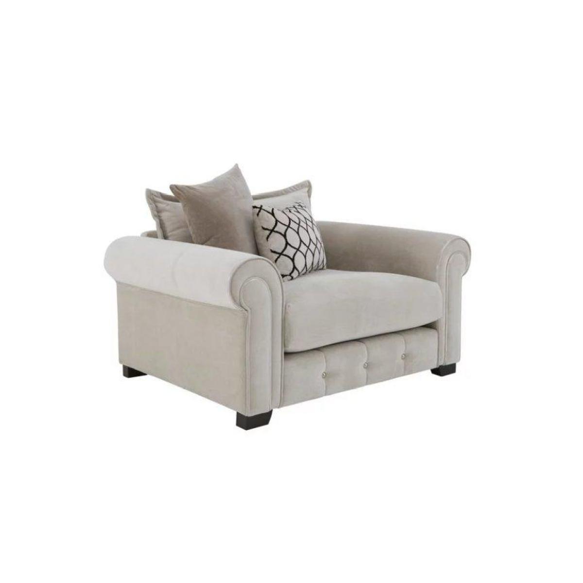 Alexander and James - Sumptuous Fabric Snuggler Chair – image 5
