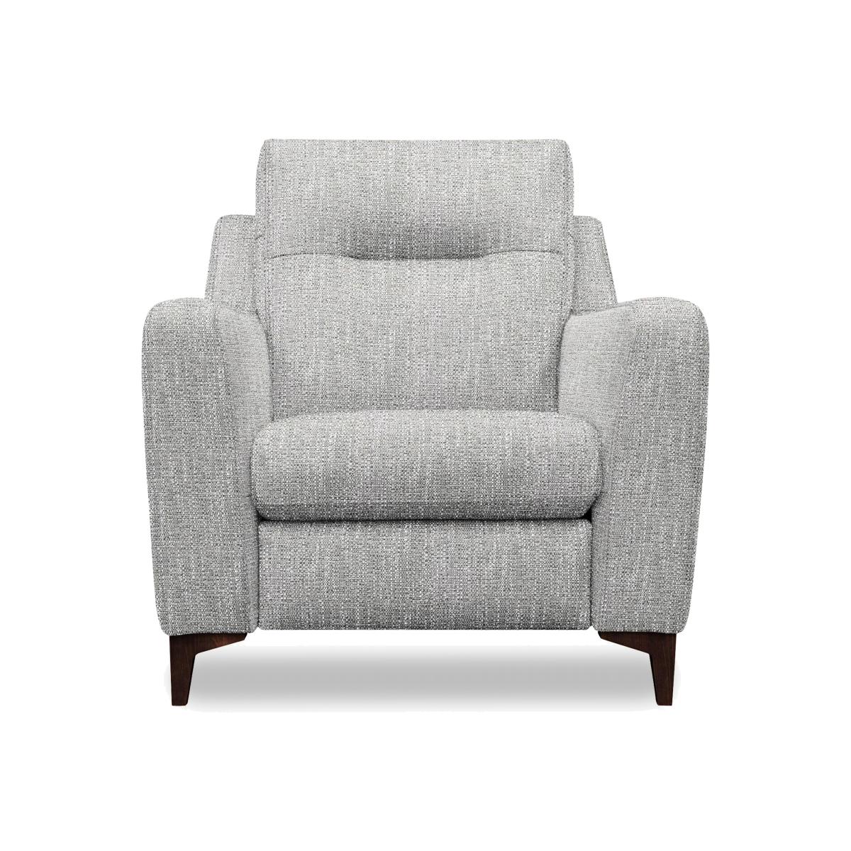 G Plan - Arlo Fabric Chair - Libby Cloud with Walnut Feet