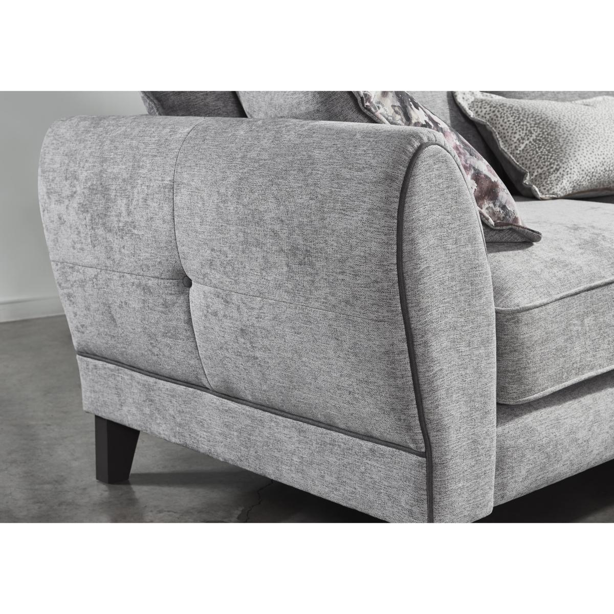 Fleur Fabric Armchair - Blue – image 3