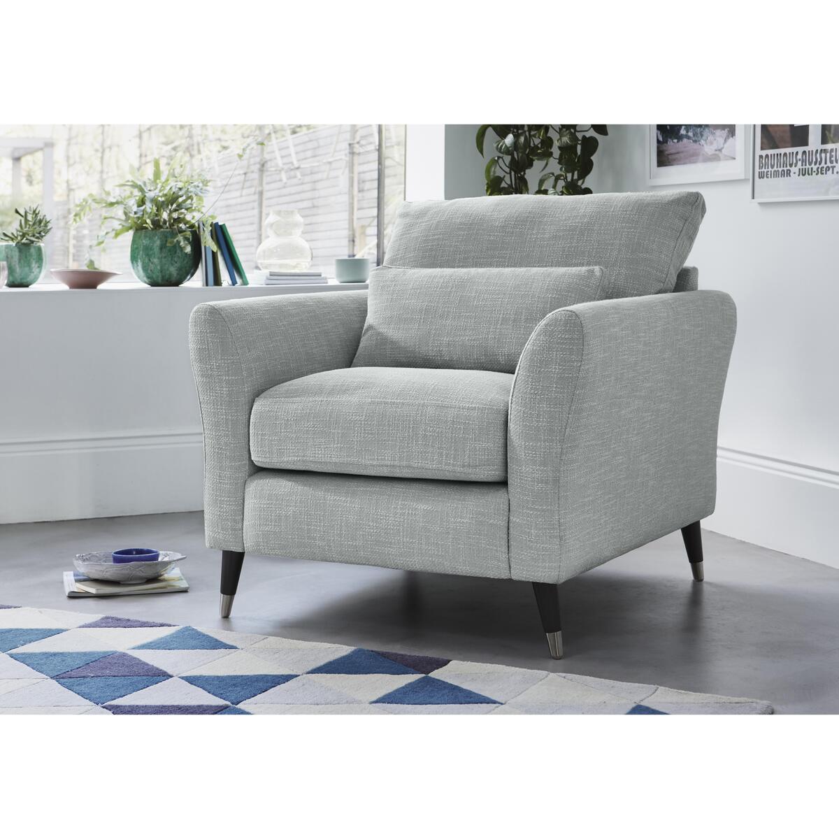 Angelica Fabric Armchair - Yellow – image 2