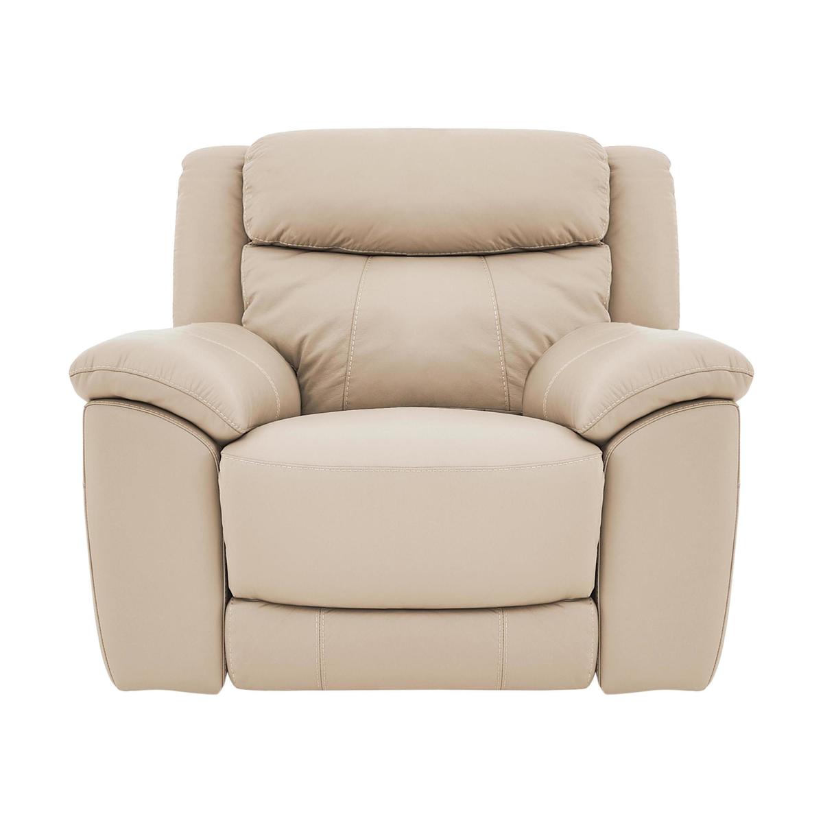 World of Leather - Bounce Leather Armchair - Beige – image 1